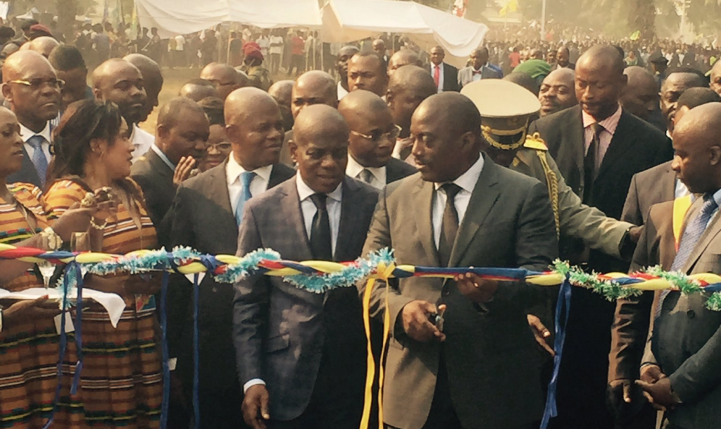Joseph Kabila à Kananga en juillet 2016